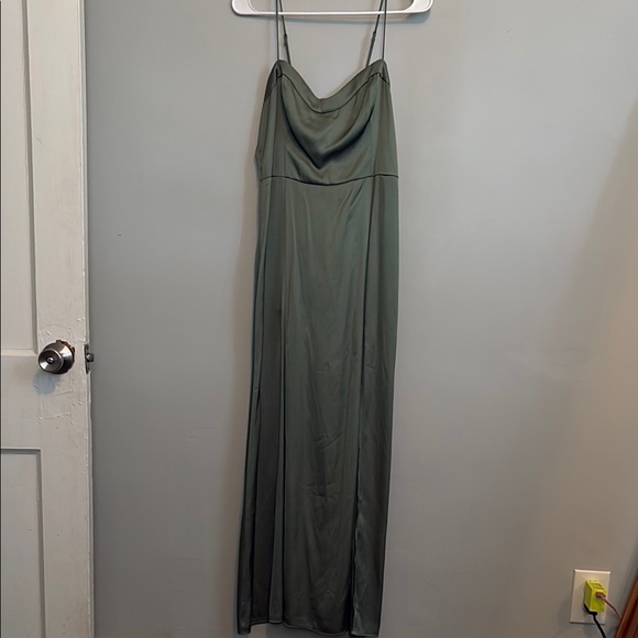 Abercrombie green Camille maxi dress - Picture 2 of 6
